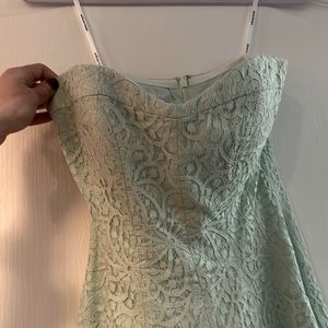 Donna Morgan summer wedding dress